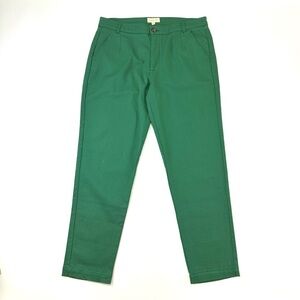 ModCloth green midrise pant Large stretch cotton womens pants Casual